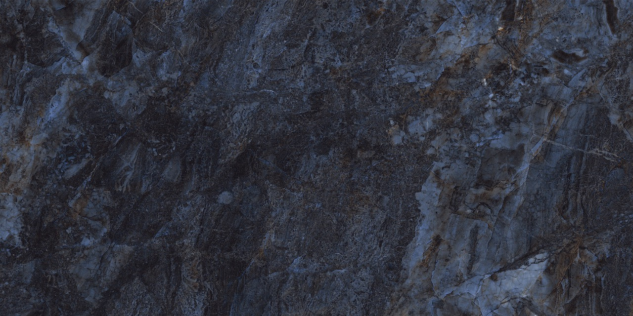 Emporia Royale Lapis Blue Polished Porcelain Tile 600x1200mm