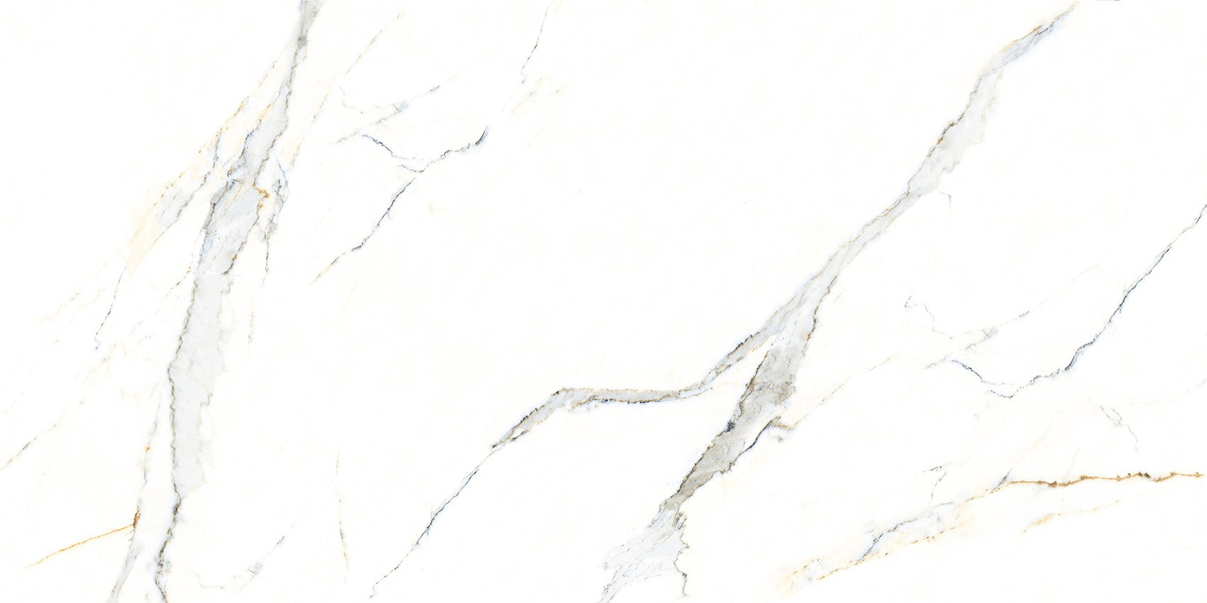 Emporio Dazzle Gold Carrara Sugar Finish Porcelain Tile 60x120cm