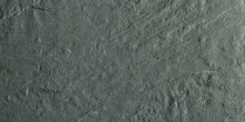 Emporia Alpes Graphite Slate Effect Matt Porcelain Tile 300x600mm