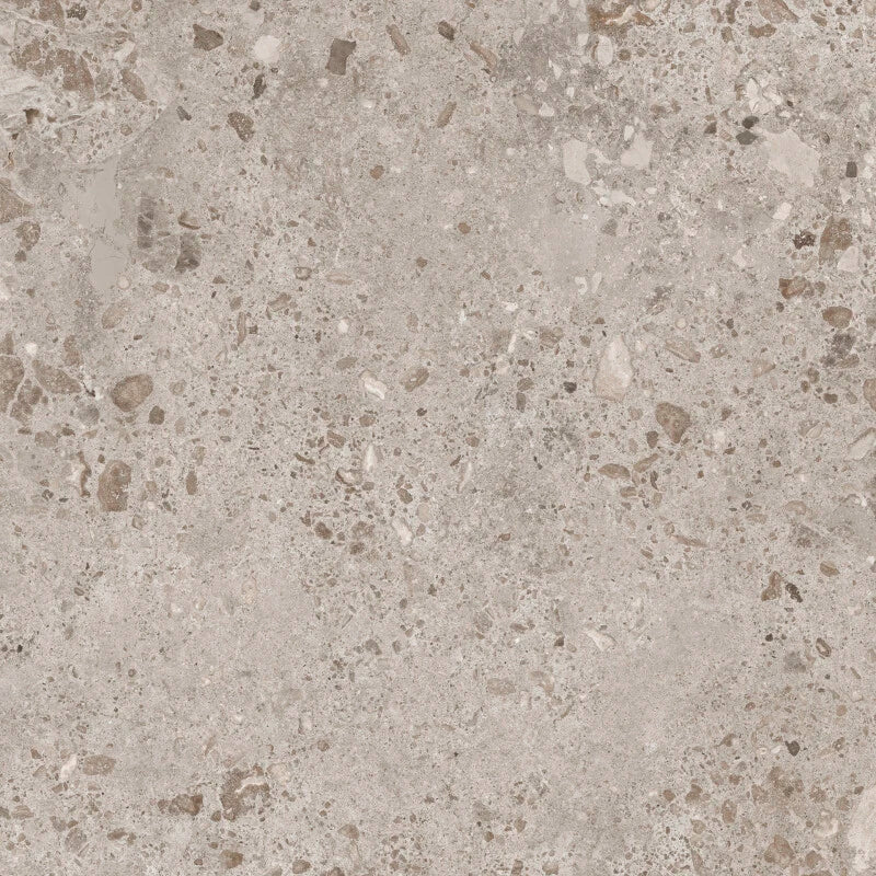 Emporia Bierzo Grey Stone Effect Satin Finish Porcelain Tile 1200x1200mm