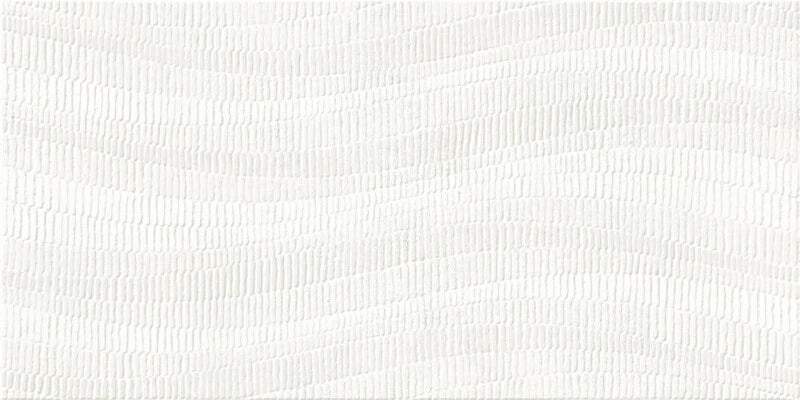 Emporia Canvas White Matt Ceramic Wall Tile 300x600mm
