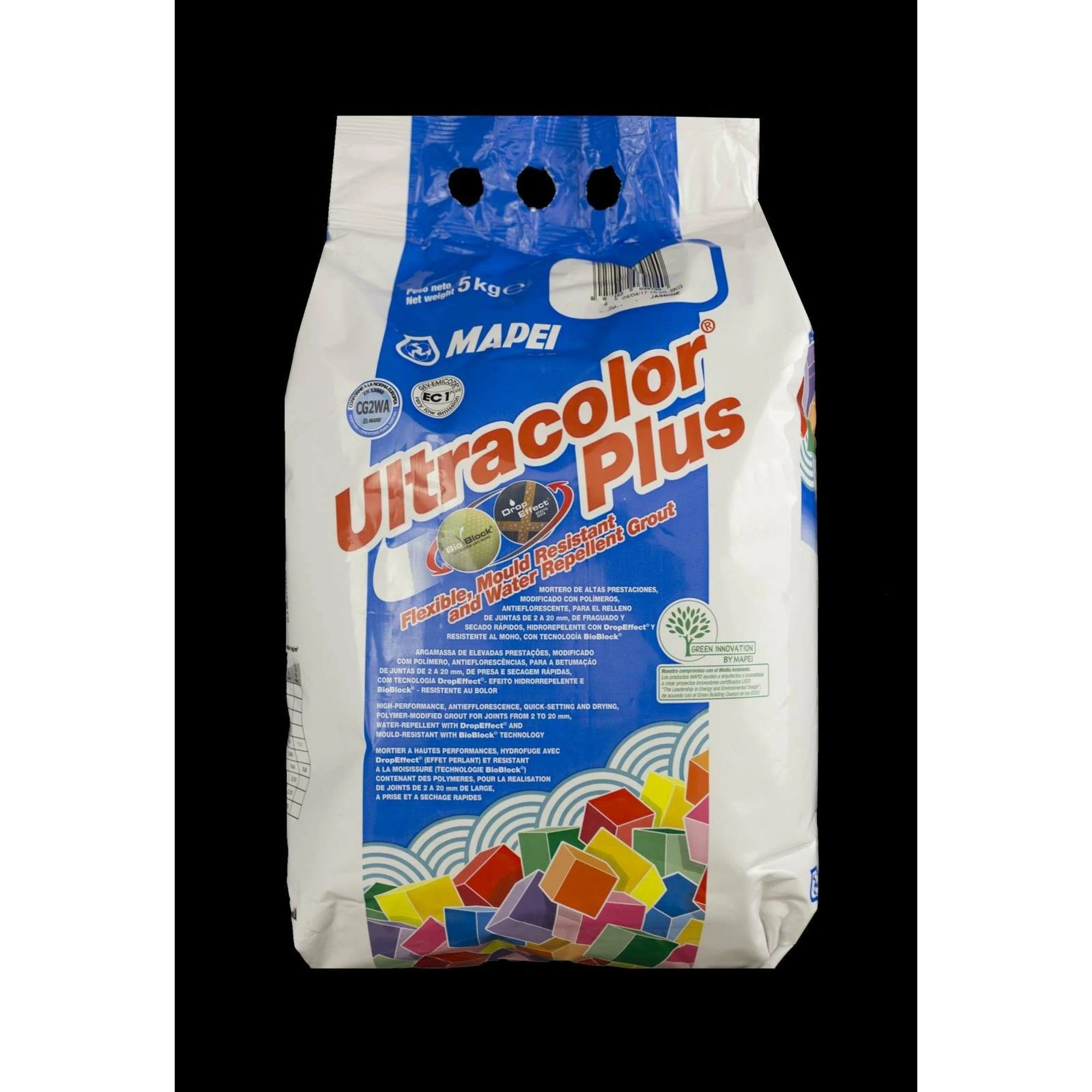 Mapei Ultracolor Plus 120 Black Flexible Grout 5kg