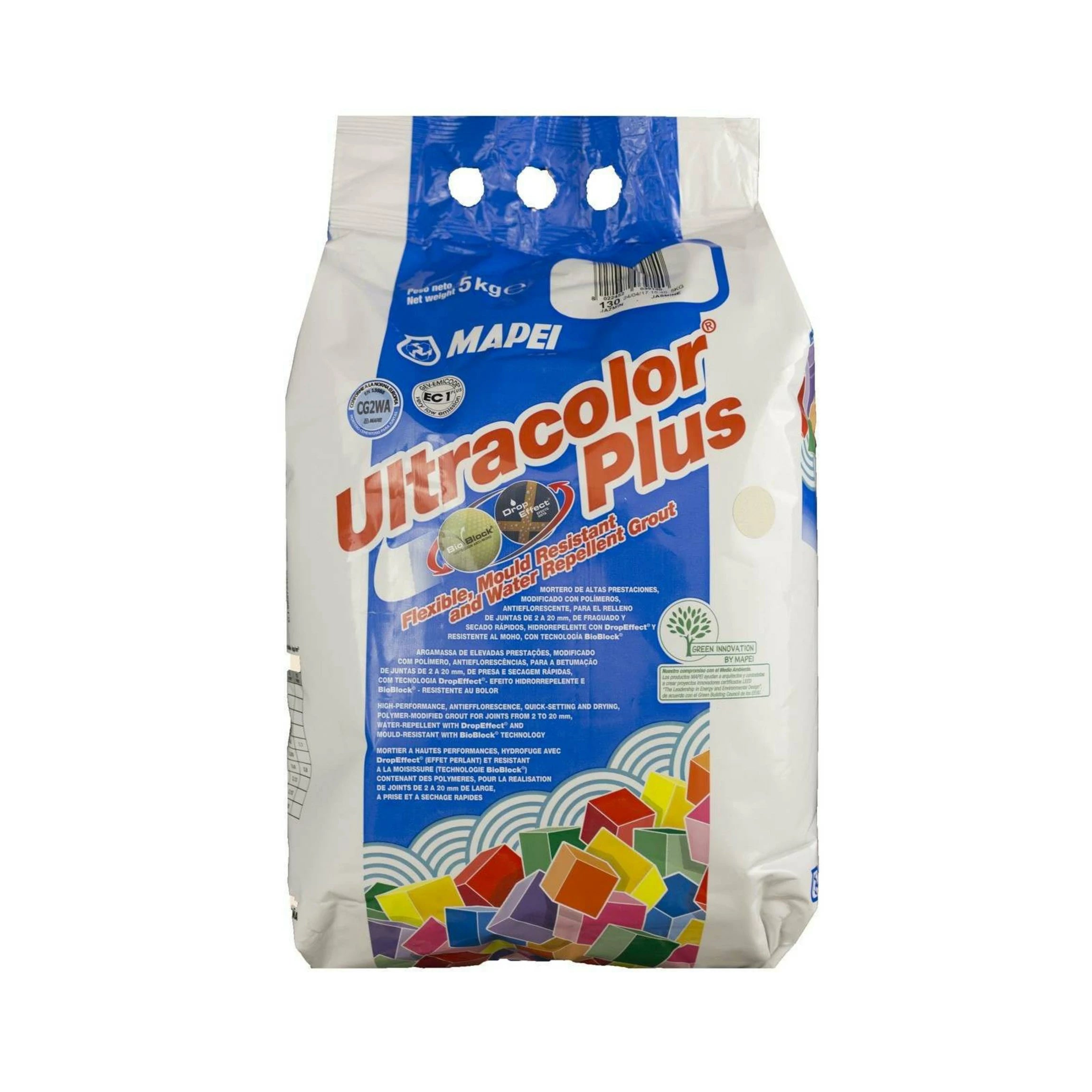 Mapei Ultracolor Plus 100 White Flexible Grout 5kg