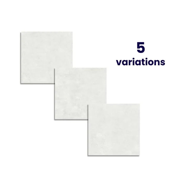 Newcon White Concrete Effect Matt Porcelain Outdoor Slab
