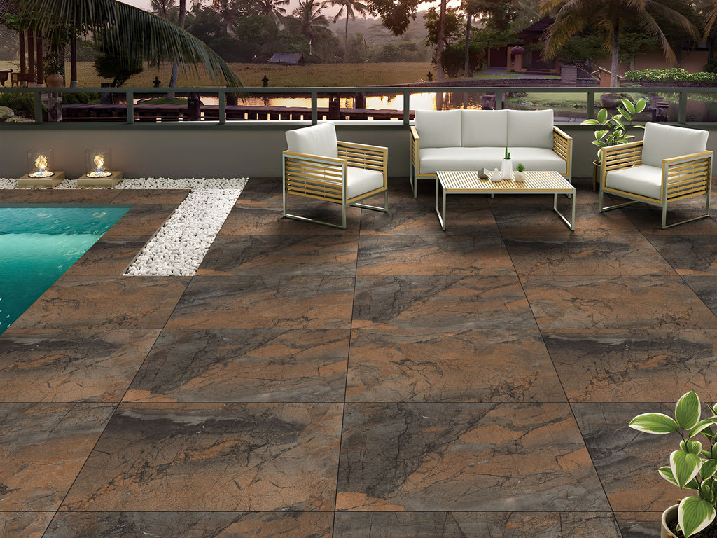 Emporio Alfresco Wood Matt Outdoor Porcelain Paver 60x90cm