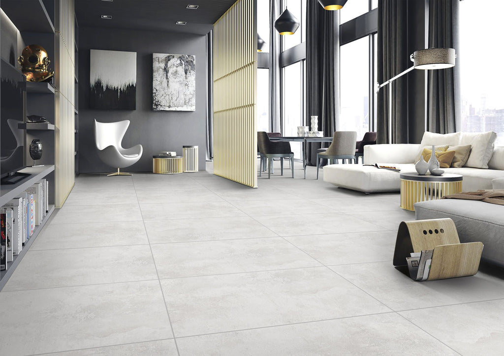 Emporio Exclusive Bianco Sugar Finish Porcelain Tile 60x60cm