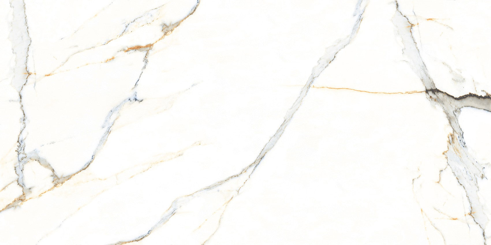 Emporio Dazzle Gold Carrara Sugar Finish Porcelain Tile 60x120cm