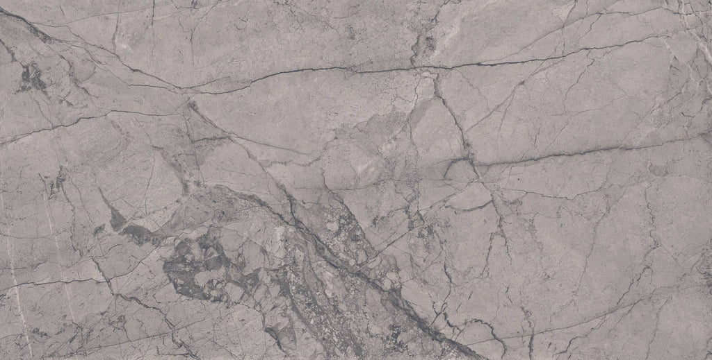 Emporio Veins Grey Metallic Carving Matt Porcelain Tile 60x120cm