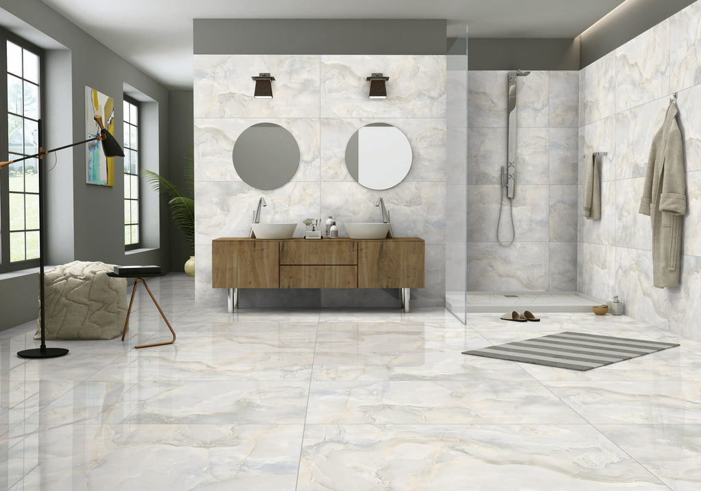 Emporio Ruby Onyx Sky Matt Porcelain Tile 60x120cm