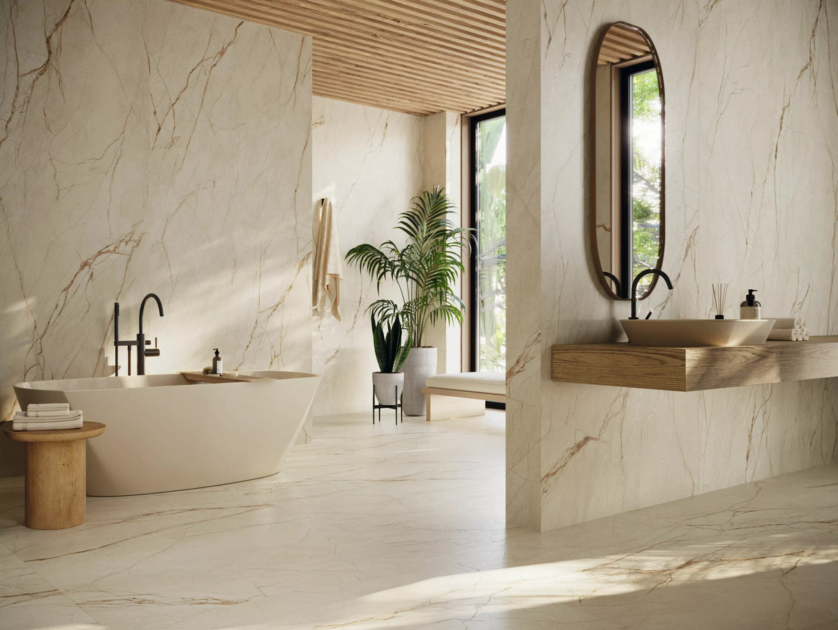 Canela Roma Beige 60x60cm Matt Porcelain Wall & Floor Tile