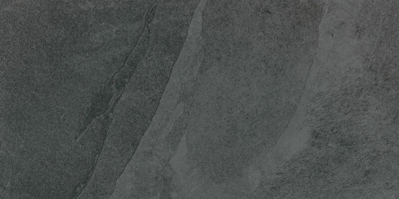 Emporia Annapurna Black Stone Effect Sintered Stone Panel 600x1200mm