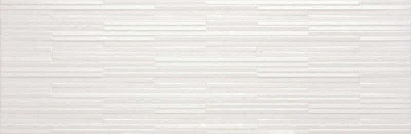 Emporia Dune Bahamas White Textured Ceramic Wall Tile 300x900mm