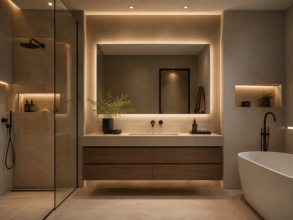 Modern bathroom style