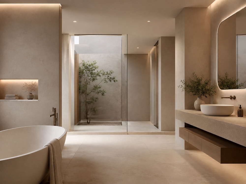 Minimal bathroom style