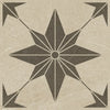 Bellevue Star Decor Ivory Matt Stone Effect Porcelain Outdoor Slab Tile