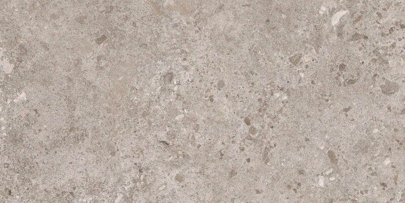 Emporia Bierzo Grey Stone Effect Satin Finish Porcelain Tile 600x1200mm