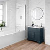 Alaskan Calacatta White Marble Effect Gloss Ceramic Wall Tile  Size:600x300x9mm