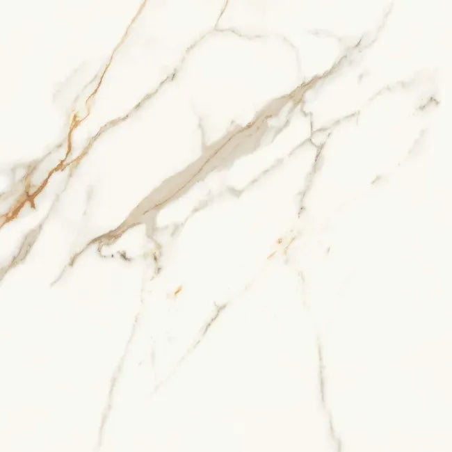 Calacatta Gold Marble Effect Matt Outdoor Porcelain Slab Tile