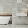 Cliff Grey Stone Effect Porcelain Wall & Floor Tile - 300x600mm