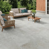 Crassana Grey Concrete Effect Large Outdoor Matt Porcelain Paving Slab