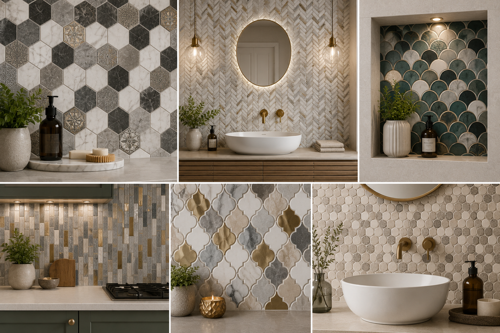 Mosaic and decorative tiles at Emporia