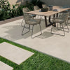 Etna Marfil Concrete Effect Matt Porcelain Outdoor Slab - [Include Dimensions, e.g., 60x90cm x 20mm] - 4 Design Variations