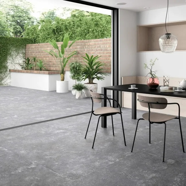 Grange Grey Matt Porcelain Floor Tile (600x600mm)