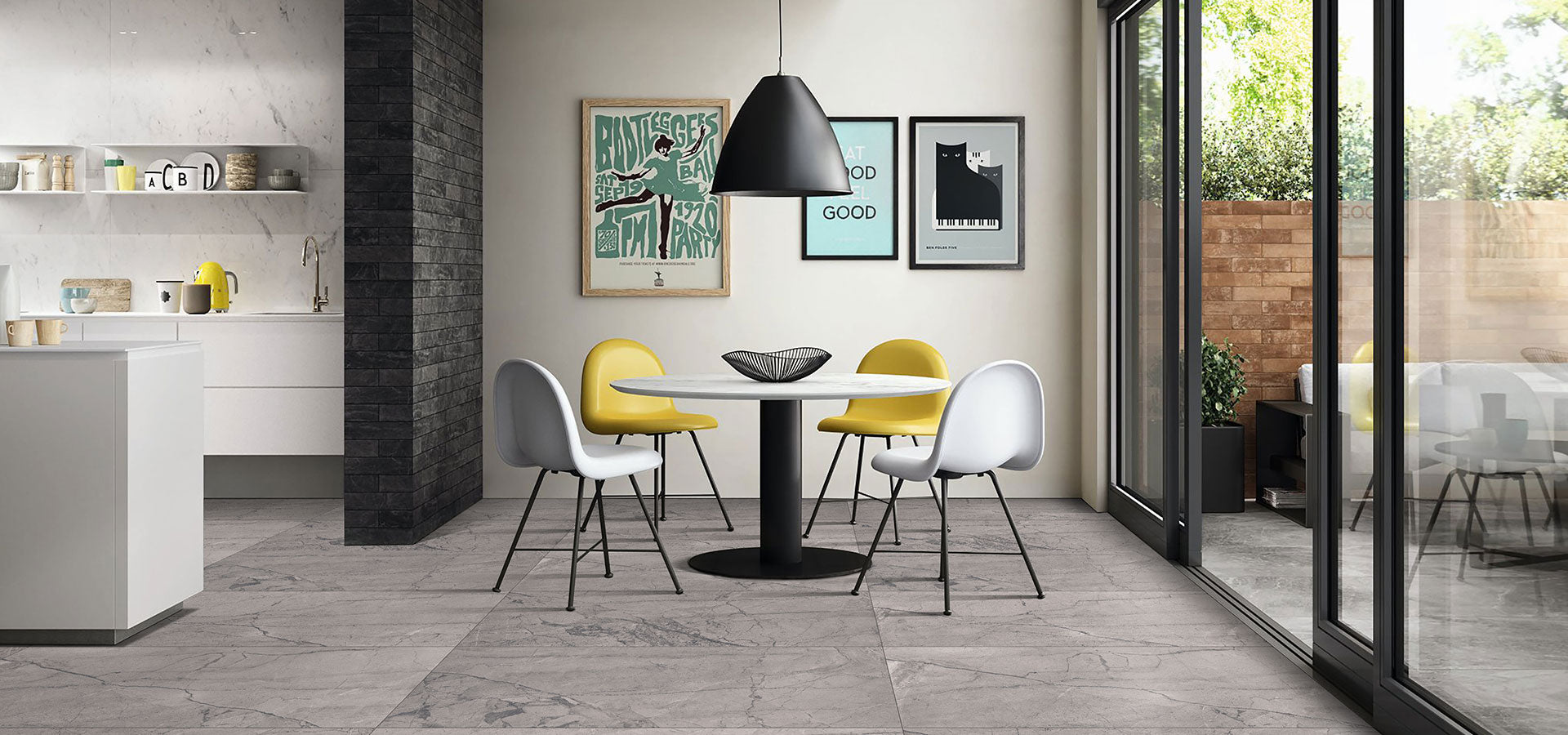 Emporio Veins Grey Metallic Carving Matt Porcelain Tile 60x120cm