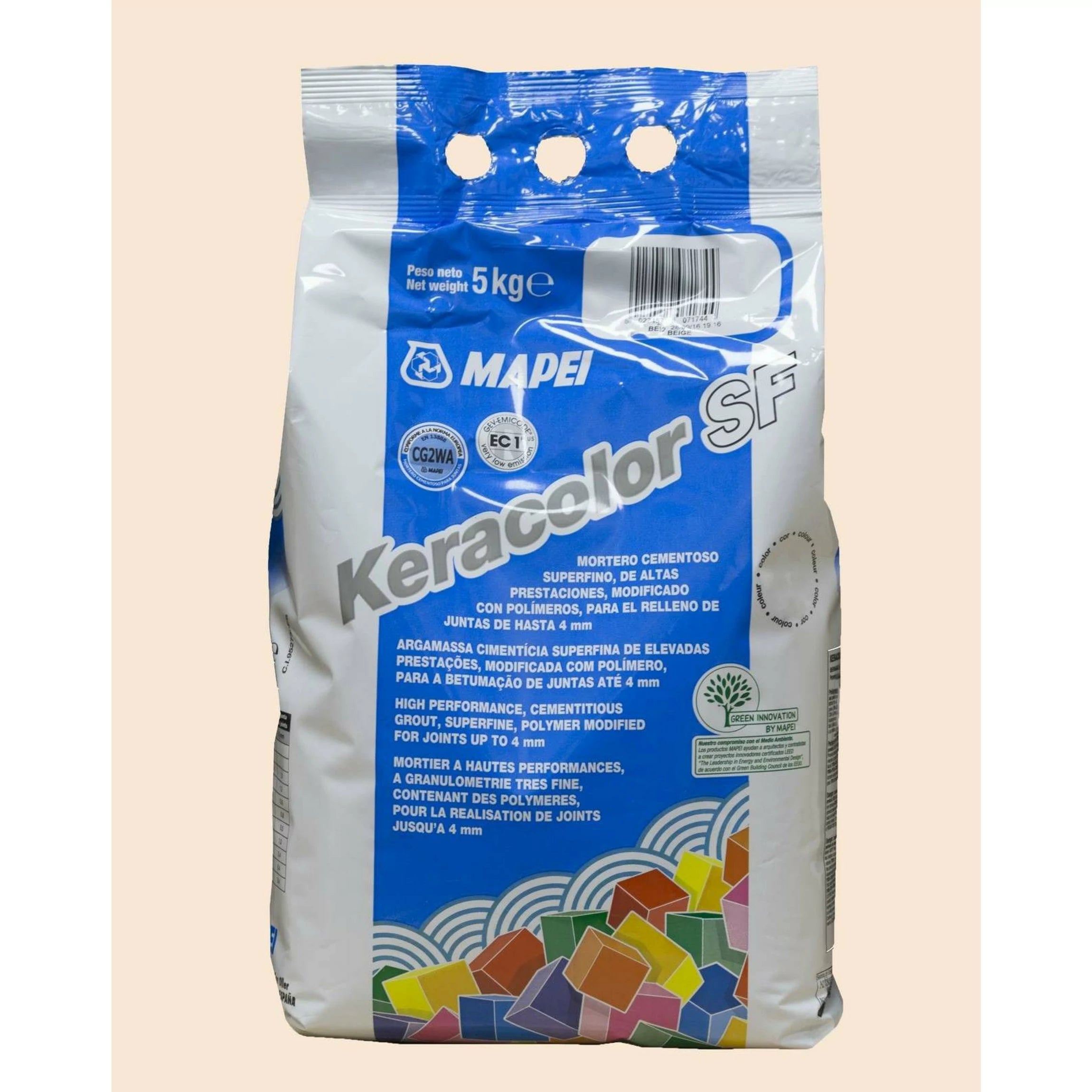 Mapei Keracolor SF 130 Jasmine Super Fine Grout 5kg