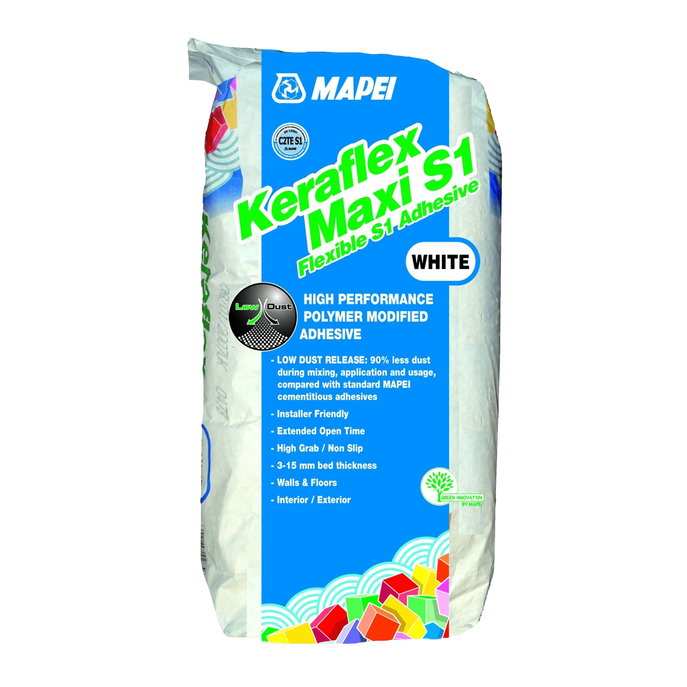 Mapei Keraflex Maxi S1 White Standard Set Flexible Adhesive 20kg