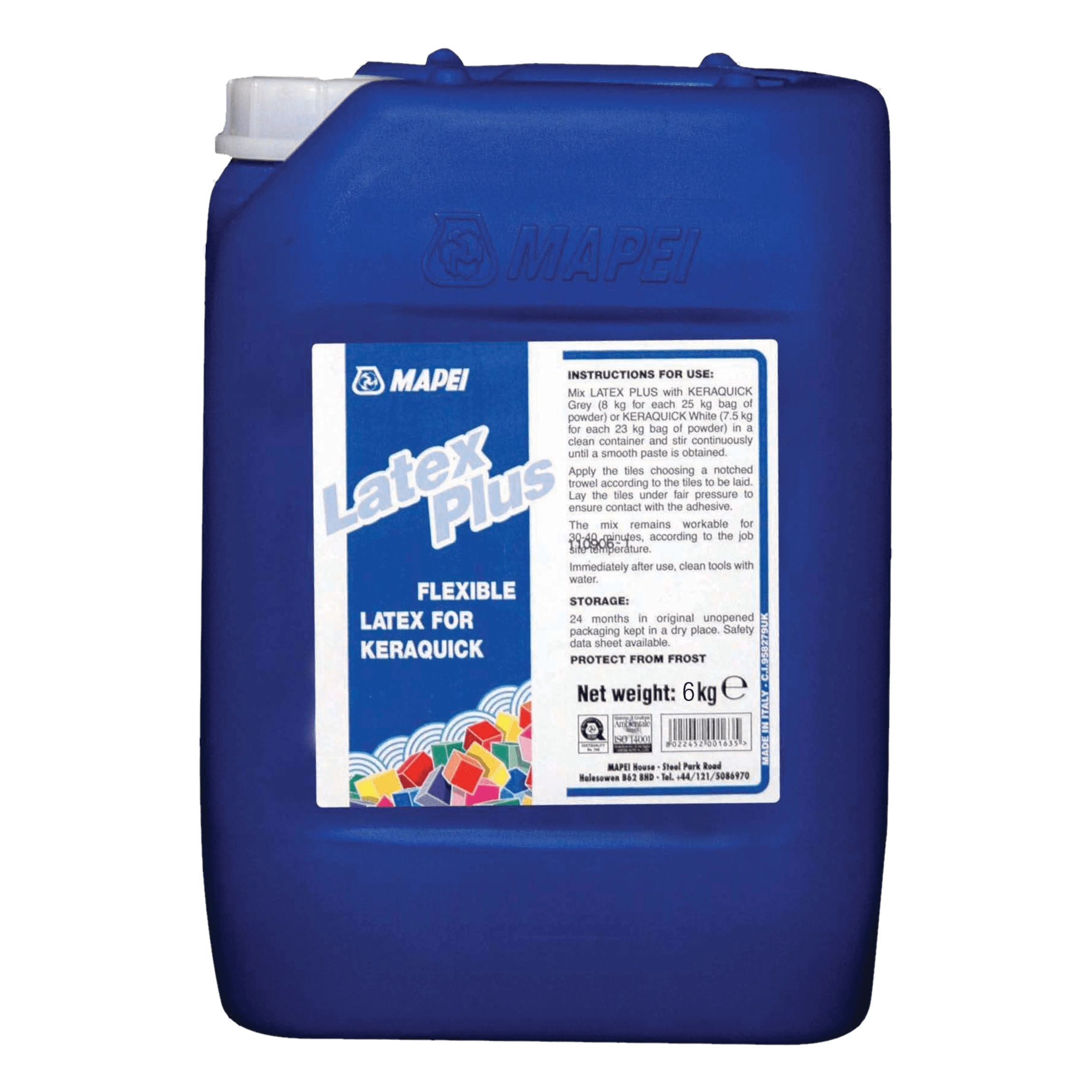 Mapei Latex Plus Flexible Adhesive Admixture 6kg