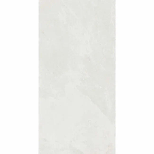 Mustang White Slate Effect Matt Porcelain Wall & Floor Tile - 300x600mm