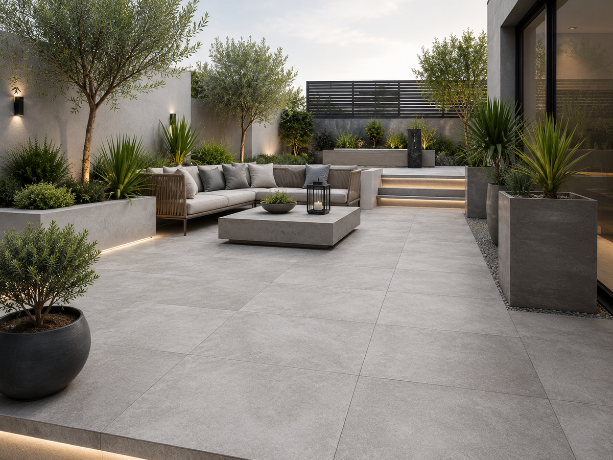 Outdoor porcelain tiles near Darlaston