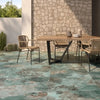 Slate Way Green Matt Porcelain Outdoor Slab Tile