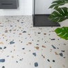 Trend White Terrazzo Multicolour Wall & Floor Tile - 600x600mm
