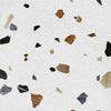 Trend White Terrazzo Multicolour Wall & Floor Tile - 600x600mm