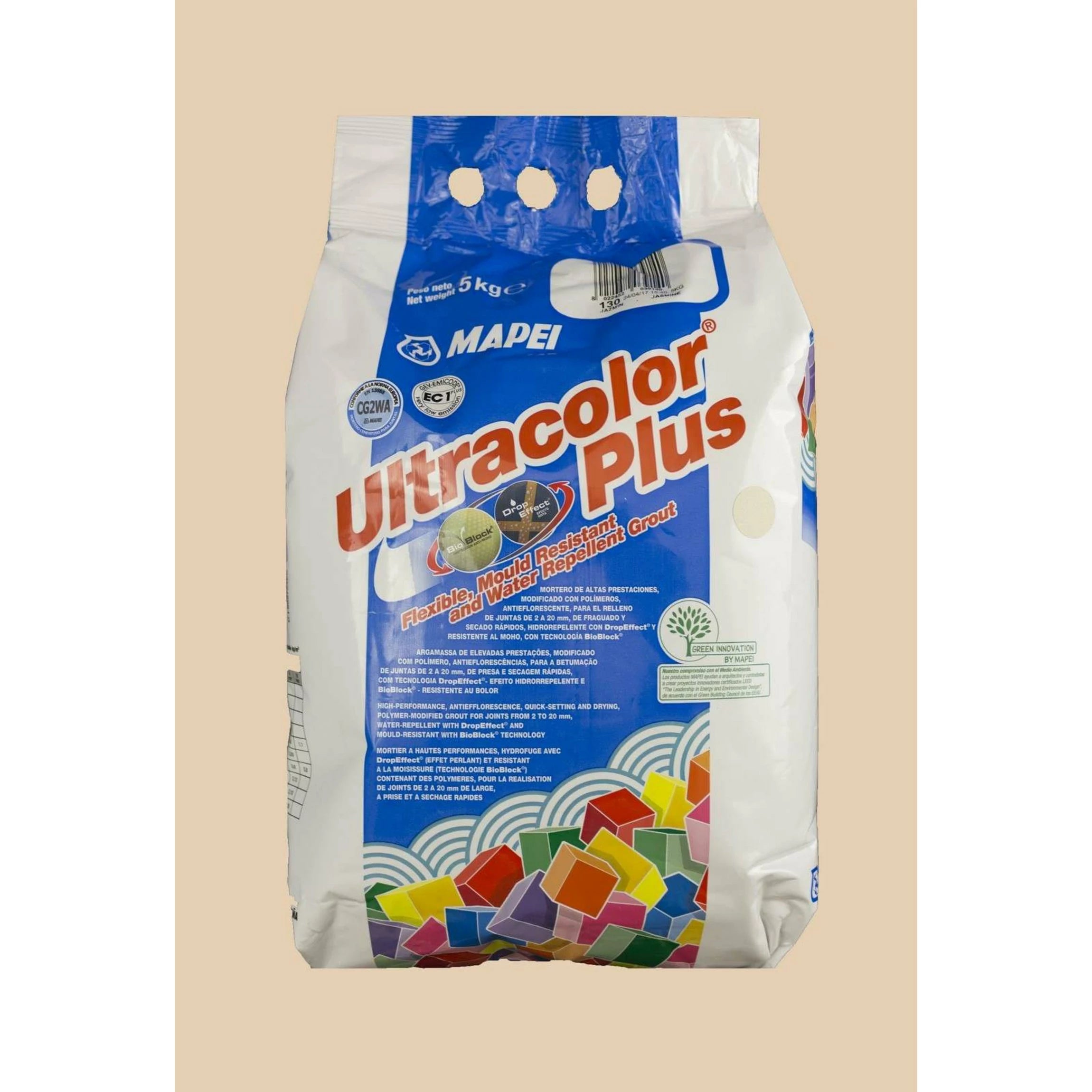 Mapei Ultracolor Plus 132 Beige Flexible Grout 5kg