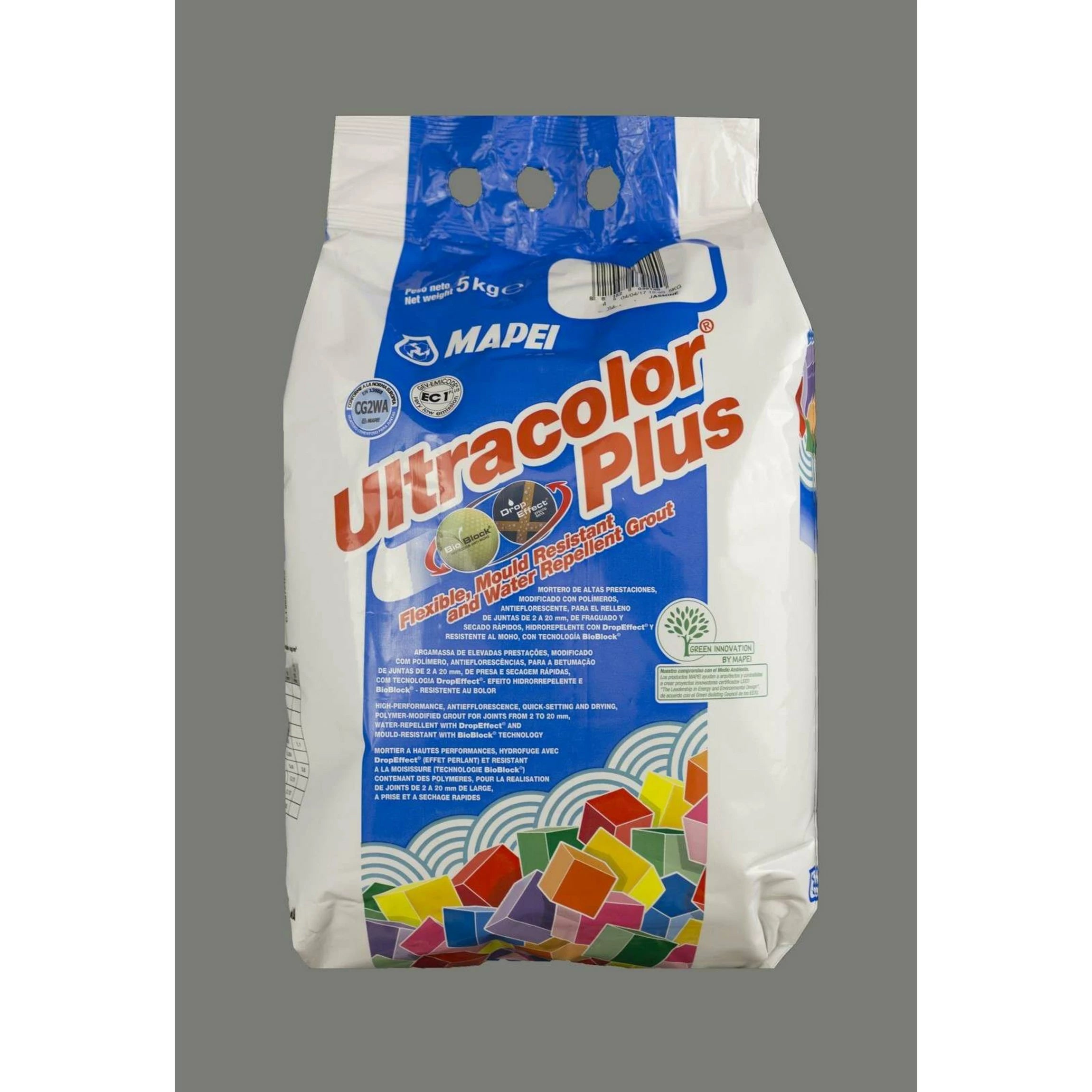 Mapei Ultracolor Plus 113 Cement Grey Flexible Grout 5kg