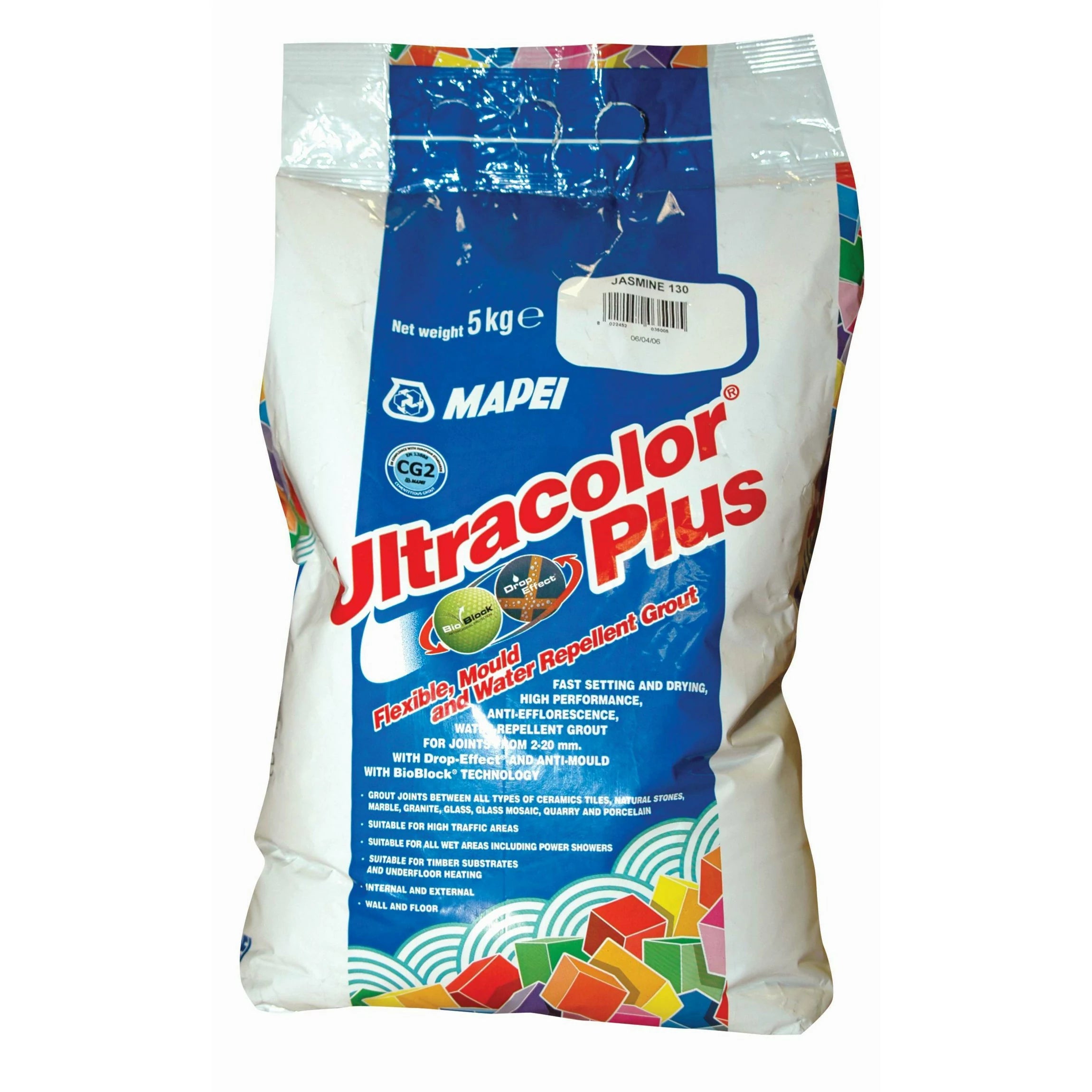 Mapei Ultracolor Plus 100 White Flexible Grout 2kg